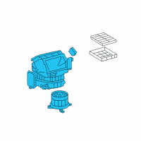 OEM 2015 Toyota Land Cruiser Case Assembly Diagram - 87130-60534