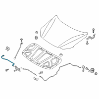 OEM 2020 Hyundai Elantra Switch Assembly-Hood Diagram - 93880-F2500