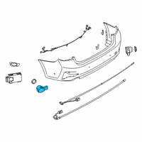 OEM 2021 BMW 330e xDrive ULTRASONIC SENSOR, MEDITERRA Diagram - 66-20-7-927-778