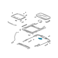 OEM 2004 Honda CR-V Motor Assy., Sunroof Diagram - 70450-S5A-J01