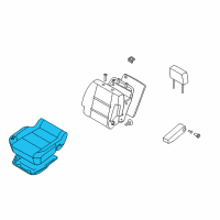 OEM Nissan Armada Cushion Assembly - Front Seat Diagram - 87300-ZQ00A