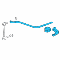 OEM 2016 Cadillac CTS Stabilizer Bar Diagram - 84008631