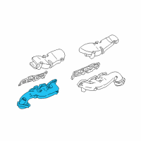 OEM 2005 Lincoln LS Manifold Diagram - 3W4Z-9430-AA