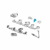 OEM 2007 GMC Sierra 1500 Knock Sensor Diagram - 12623730