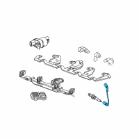 OEM Chevrolet Trailblazer EXT Spark Plug Wire Diagram - 89060377