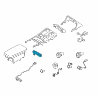 OEM Kia Complete-Console Floor Diagram - 93300J5050CA