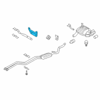 OEM BMW 128i Bracket Diagram - 18-30-1-432-594