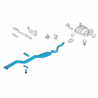 OEM BMW 128i Front Catalytic Converter Diagram - 18-30-7-560-015