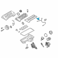 OEM BMW X3 Pulse Generator, Crankshaft/Gearbox Diagram - 13-62-7-525-015