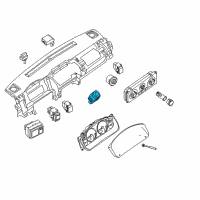 OEM 2011 Nissan Frontier Switch Assy-Hazard Diagram - 25290-EA000