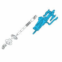 OEM BMW Manually Adjust. Steering Column Diagram - 32-30-6-865-576