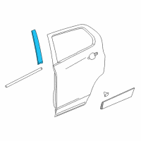 OEM 2017 Buick Envision Applique Diagram - 84588948