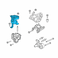 OEM Ford Fiesta Mount Diagram - C1BZ-6038-C