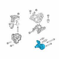 OEM Ford Fiesta Torque Arm Diagram - C1BZ-6068-G