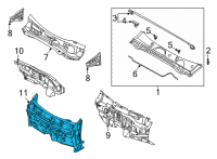 OEM 2022 Kia K5 Panel Assembly-COWL & Da Diagram - 64200L3000