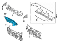 OEM 2021 Kia K5 Insulator-Dash Panel Diagram - 84124L3000