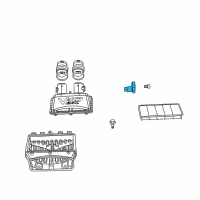 OEM 2015 Dodge Viper Sensor-Mass AIRFLOW Diagram - 5037945AB