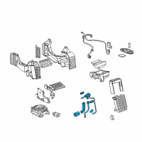 OEM 2004 GMC Envoy XUV Expansion Valve Diagram - 88892986