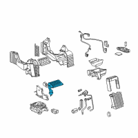 OEM 2006 GMC Envoy XL Core Kit, Heater (Auxiliary) Diagram - 89023339