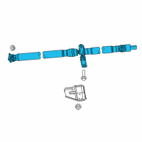 OEM 2008 Jeep Compass Rear Drive Shaft Diagram - 5273310AB