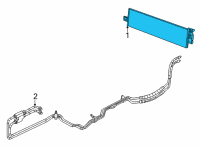 OEM 2019 Dodge Durango Transmission Oil Cooler Diagram - 68232604AB