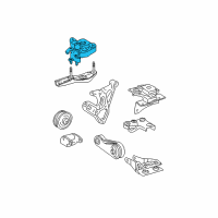 OEM Toyota Prius Insulator Diagram - 12305-21190