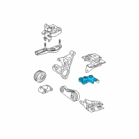 OEM 2005 Toyota Prius Mount Bracket Diagram - 12325-21150