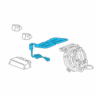 OEM 2014 Cadillac SRX Sensor Diagram - 22914498