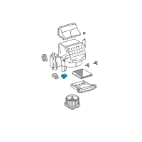 OEM Toyota Sienna Resistor Diagram - 87138-08070