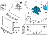 OEM Hyundai Santa Cruz INTEGRATED THERMAL-MANAGEMENT Diagram - 25600-2S500