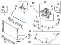 OEM Hyundai Santa Cruz HOSE Diagram - 25451-K5000