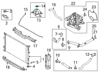 OEM Hyundai Cap-Radiator Reservoir Diagram - 25330-L0000