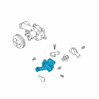 OEM Hyundai Sonata Housing Assembly-THERMOSTAT Diagram - 25620-38020
