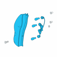 OEM Chevrolet Spark Tail Lamp Assembly Diagram - 42441999