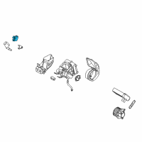 OEM Nissan Quest Actuator Assembly, Regular Diagram - 27743-ZP00A