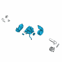 OEM Infiniti Rear Cooling Unit Diagram - 27400-9GA0A