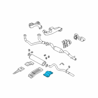 OEM 1998 Dodge Durango Shield-Heat Diagram - 55364176AA