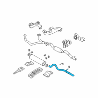 OEM Dodge Durango Tail Pipe Diagram - 52103178AD