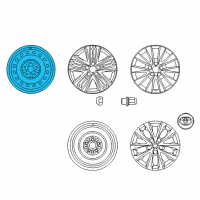 OEM Toyota Camry Wheel, Steel Diagram - 42611-06B10
