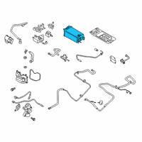 OEM 2017 Ford C-Max Vapor Canister Diagram - FV6Z-9D653-E