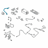 OEM 2013 Ford Fusion Tube Diagram - DS7Z-6758-J