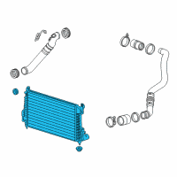 OEM 2016 Chevrolet Silverado 2500 HD Intercooler Diagram - 23359895