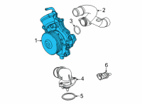 OEM 2021 Jeep Wrangler Water Diagram - 68524862AA