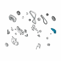 OEM 1999 Hyundai Sonata Engine Support Bracket, Right Diagram - 21611-38013