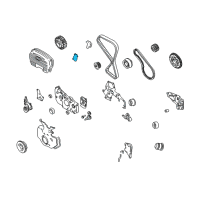OEM 2001 Kia Optima Cover-Timing Belt Rear Diagram - 2133238200
