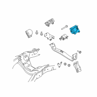 OEM 2009 Ford F-250 Super Duty Mount Bracket Diagram - 7C3Z-6030-CA