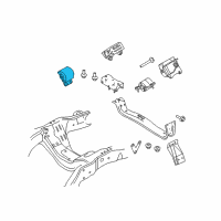 OEM Ford F-250 Super Duty Mount Diagram - 7C3Z-6038-CC