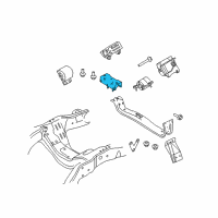 OEM 2010 Ford F-350 Super Duty Transmission Mount Diagram - 7C3Z-6068-DA