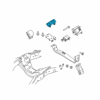 OEM 2008 Ford F-250 Super Duty Mount Bracket Diagram - 7C3Z-6031-CA