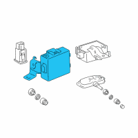 OEM Toyota Land Cruiser Control Module Diagram - 89769-60030